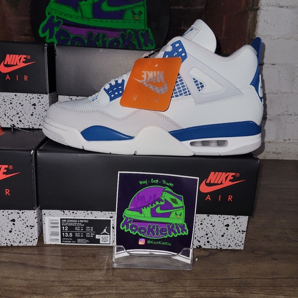 Jordan 4 Military Blue - Picture 5 of 5